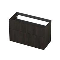 INK - Onderkast 2L A-sym Fin. Gefr. Tbv Greep - 1000x450x650 Mm - Matt Intens Black - thumbnail