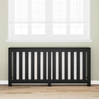 VidaXL Radiatorafdekking zwart eiken 175 x 20 x 82 cm bewerkt hout - thumbnail