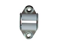 Bandgeleider 15mm Staal Met Kunststof Rollen - Voor Rolluik - thumbnail