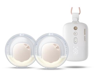 PHILIPS AVENT dubbele handsfree borstkolf wit PHILIPS AVENT dubbele handsfree borstkolf wit