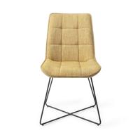Jesper Home Eetkamerstoel 'Ota' Cross Black, kleur Bumble Bee - thumbnail