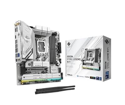ASRock B860M Steel Legend WiFi Moederbord Socket Intel LGA 1851 - thumbnail