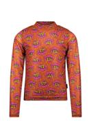 B.Nosy Meisjes shirt bruin - Oisin - Original bloemen - thumbnail