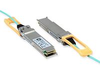 LevelOne AOC-0501 Netwerk-transceiver-module vezeloptiek 103100 Mbit/s QSFP28 Active Optical 1 meter/Aqua-Silber - thumbnail