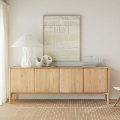 Ethnicraft Dressoir 'PI' Geolied Eikenhout, 230cm