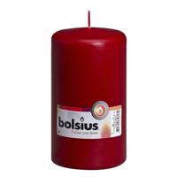 Bolsius Stompkaars Cello Wijnrood - 15 cm / ø 8 cm - thumbnail