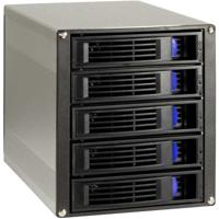 Inter-Tech ST-5255 HDD-behuizing Zwart 2.5/3.5 - thumbnail