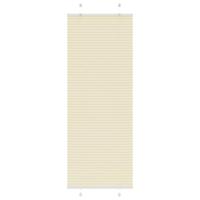 Pliss rolgordijn 75x200 cm stofbreedte 74,4 cm polyester crme - thumbnail