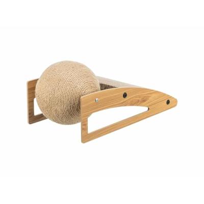 Trixie krabhelling mdf met krabkarton en juten bal Per stuk