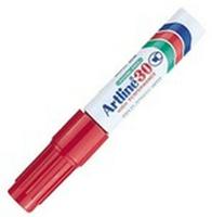 Viltstift artline 30 schuin 2-5mm rood | 12 stuks - thumbnail