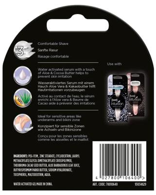 Wilkinson Wilkinson Intuition Sensitive Touch Navulmesjes - 4 stuks Wilkinson Wilkinson Intuition Sensitive Touch Navulmesjes - 4 stuks