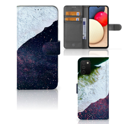 Samsung Galaxy A03s | Book Case | Sea in Space