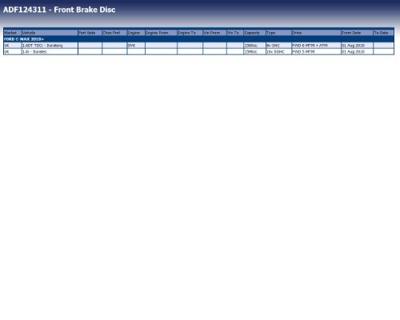 Remschijf ADF124311 Remschijf ADF124311