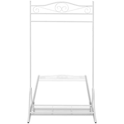 Kledingrek staal wit