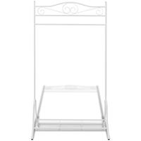 Kledingrek staal wit - thumbnail