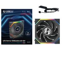 Lian Li UNI FAN SL Wireless LCD Reverse Blade 120mm 1-Pack Black - thumbnail