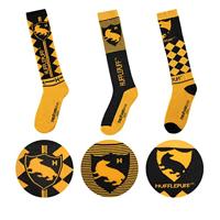 Harry Potter Knee-high socks 3-Pack Hufflepuff - thumbnail
