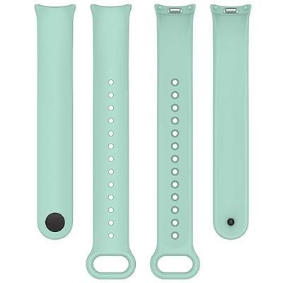 Siliconen bandje - Mintgroen - Xiaomi Smart Band 8 / 9 / 10 Siliconen bandje - Mintgroen - Xiaomi Smart Band 8 / 9 / 10