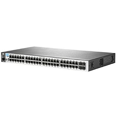 HP, J9775A, 2530-48G AA8Switch (48-poorten, SFP, RJ-45) zwart 886112458157