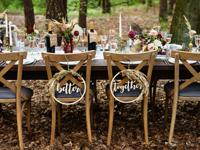 Tafelnummer fleshangers kraft-wit (10st) Forest Wedding - thumbnail
