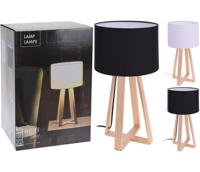 Lamp houten voet 26x26x47,5cm - thumbnail