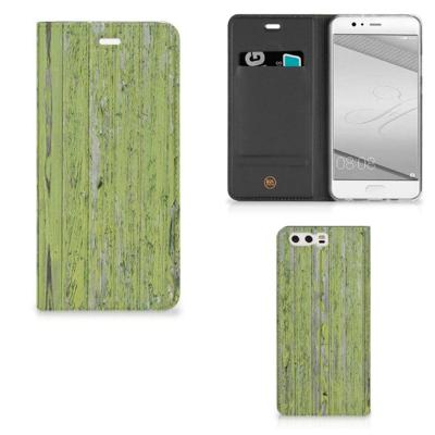 Huawei P10 Plus Book | Wallet Case | Green Wood