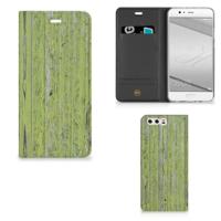 Huawei P10 Plus Book | Wallet Case | Green Wood - thumbnail