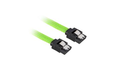 Sharkoon sata iii sleeve kabel (groen, 0,6 meter)