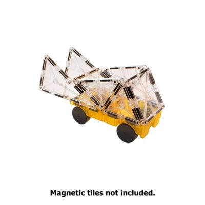 Magna-Tiles Auto's uitbreidingsset geel/groen 2 stuks - thumbnail