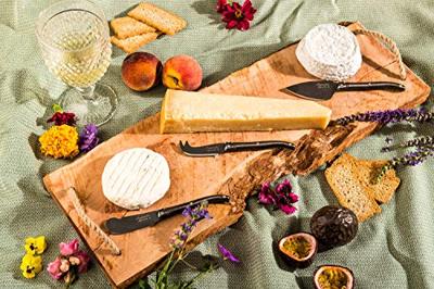 Laguiole Style de Vie Kaasmessenset Black Stonewash Laguiole Style de Vie Kaasmessenset Black Stonewash