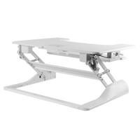 Neomounts ns-ws100white sit/stand workplace 1 monitor, 15 kg, height adjust: 130 - 500 - thumbnail