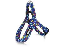 MORSO MINI HONDENTUIG VERSTELBAAR GERECYCLED COLOR INVADERS PAARS 29-38X2,5 CM - thumbnail