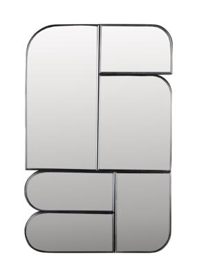 Zuiver Organische Spiegel 'Glamour' 70 x 45cm, kleur Donkerbruin Zuiver Organische Spiegel 'Glamour' 70 x 45cm, kleur Donkerbruin