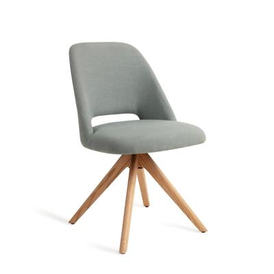 Jesper Home Eetkamerstoel 'Sasue' Draaibaar, Revolve Oak Natural, kleur Sure Azure