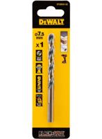 DeWalt Accessoires Black & Gold Metaalboor | 7,5 mm - DT20525-QZ - thumbnail