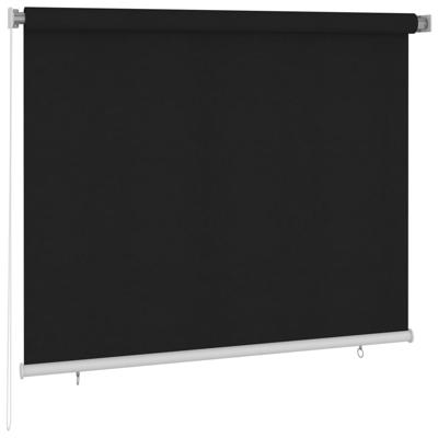 VidaXL Rolgordijn voor buiten 185(b)x140(h) cm zwart