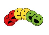 Magneet Legamaster emoticon 50mm assorti 6 stuks - thumbnail