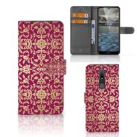 Wallet Case Nokia 2.4 Barok Pink - thumbnail