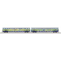 Märklin 87306 Z dubbeldekswagenset Touristik 1 van de DB AG 2 dubbellaags middenrijtuigen - thumbnail