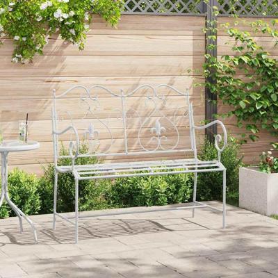 Tuinbank Wit 104 x 54 x 93cm Staal