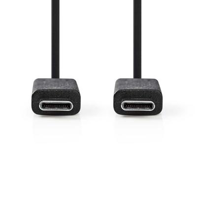 USB 3.1-Kabel (Gen2) | Type-C Male - Type-C Male | 1,0 m | Zwart