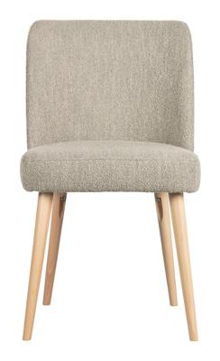 Vtwonen Eetkamerstoel 'Force' Bouclé, kleur Naturel