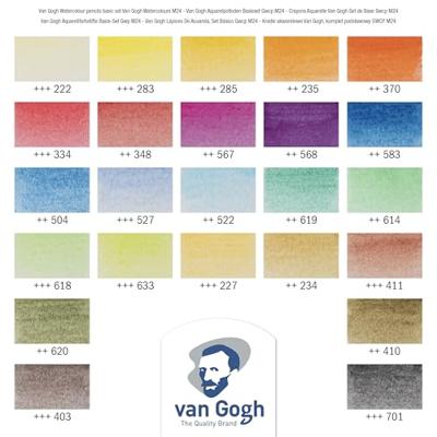 Van Gogh Basisset Aquarelpotloden met 24 Kleuren