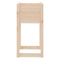 Plantenbak 40x40x81 cm massief grenenhout - thumbnail