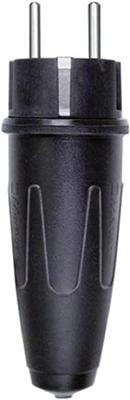 Schneider Electric 122151 Stekker met randaarde Rubber 250 V Zwart IP44