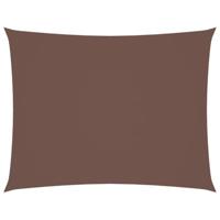 VidaXL Zonnescherm rechthoekig 5x6 m oxford stof bruin - thumbnail