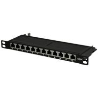 LogiLink NP0066 12 poorten CAT 6A 0.5 HE - thumbnail