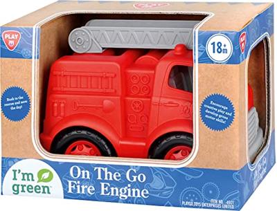 Play biobased brandweerwagen rood