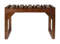 Dutchbone Bankje 'Jakub' Mangohout, kleur Bruin - thumbnail