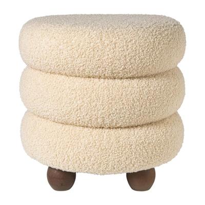 Poef bubbles - beige - ø38x42 cm Poef bubbles - beige - ø38x42 cm